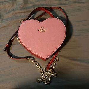 Coach Heart Crossbody In Colorblock